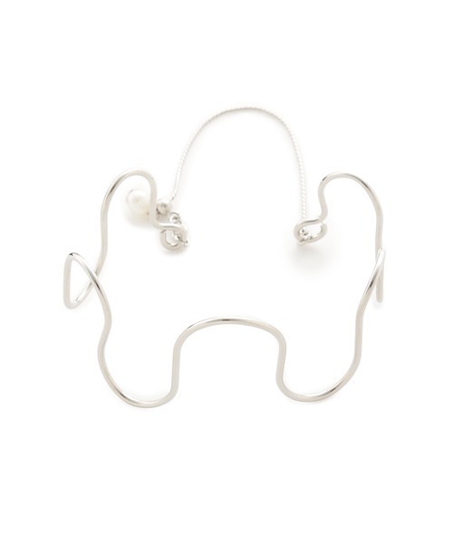 LILY BROWN（リリーブラウン）の「ルーズウェーブバングル（バングル/リストバンド・レディース・シルバー/ゴールド・FREE）」の2枚目の写真