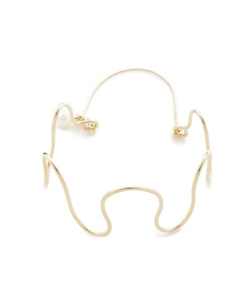 LILY BROWN（リリーブラウン）の「ルーズウェーブバングル（バングル/リストバンド・レディース・シルバー/ゴールド・FREE）」の10枚目の写真