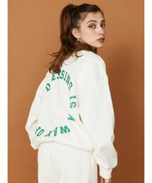 バックグラフィックスウェットトップス