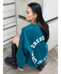 バックグラフィックスウェットトップス