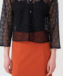 BALLSEY（ボールジィ）の「ジオメトリックレース シャツジャケット 