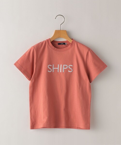 SHIPS（シップス）の「SHIPS KIDS:80～90cm / SHIPS ロゴ TEE（Tシャツ/カットソー・キッズ・ネイビー/ライトホワイト/クリーム/ブルー/ピンク/ホワイト系/ダークブルー/ラベンダー/オフホワイト・80/90）」の9枚目の写真
