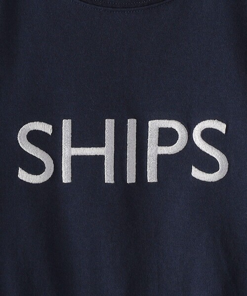 SHIPS（シップス）の「SHIPS KIDS:80～90cm / SHIPS ロゴ TEE（Tシャツ/カットソー・キッズ・ネイビー/ライトホワイト/クリーム/ブルー/ピンク/ホワイト系/ダークブルー/ラベンダー/オフホワイト・80/90）」の21枚目の写真