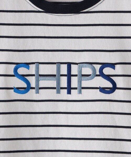 SHIPS（シップス）の「SHIPS KIDS:80～90cm / SHIPS ロゴ TEE（Tシャツ/カットソー・キッズ・ネイビー/ライトホワイト/クリーム/ブルー/ピンク/ホワイト系/ダークブルー/ラベンダー/オフホワイト・80/90）」の22枚目の写真