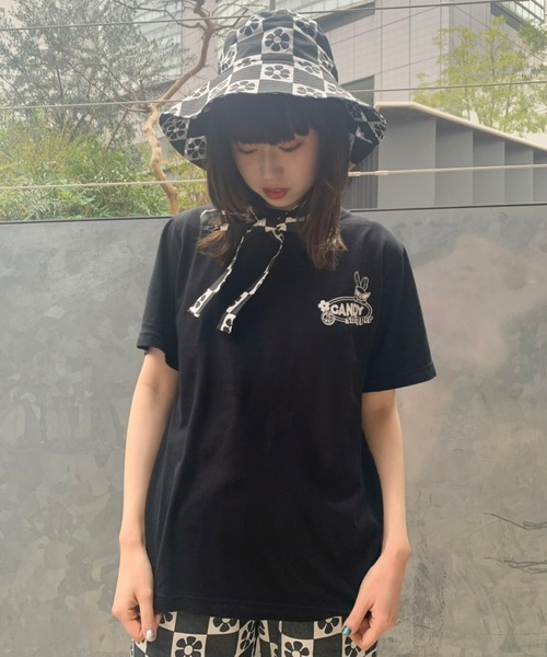 CandyStripper ブロックチェッカーフラワーバケハ CandyStripper ブロックチェッカーフラワーバケハ CandyStripper