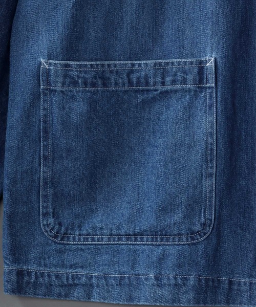 SITRY（シトリー）の「over size denim cover all jacket