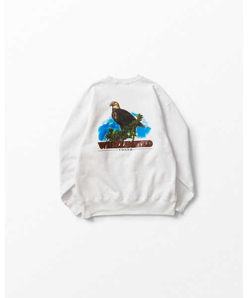 WHIZLIMITED（ウィズリミテッド）の「EAGLE SWEAT（スウェット・メンズ・アッシュ/ホワイト・MEDIUM/LARGE/X-LARGE）」の4枚目の写真