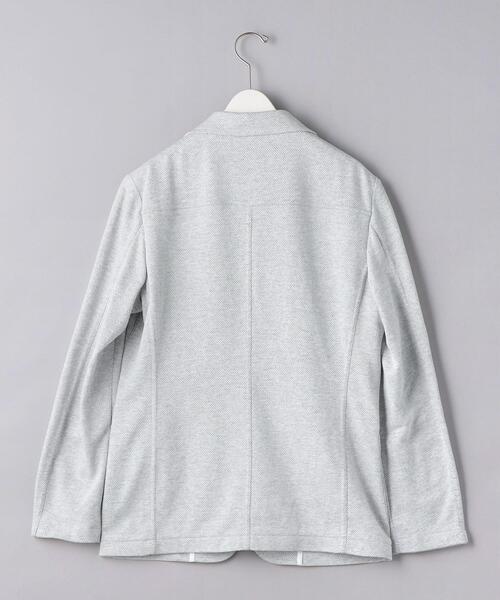 T-JACKET（ティージャケット）の「＜T-JACKET＞ カノコ 2ボタンジャケット（テーラードジャケット・メンズ・ライトグレー・M/L/S）」の2枚目の写真