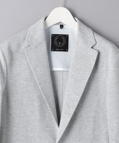 T-JACKET（ティージャケット）の「＜T-JACKET＞ カノコ 2ボタンジャケット（テーラードジャケット・メンズ・ライトグレー・M/L/S）」の3枚目の写真