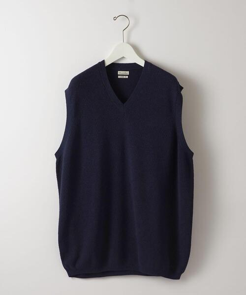 Steven Alan（スティーブンアラン）の「＜Steven Alan＞ BCL EYELET VEST -LOOSE/ベスト（ニット/セーター・メンズ・ネイビー/ブラック・M/L/XL/S）」の2枚目の写真