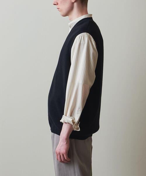 Steven Alan（スティーブンアラン）の「＜Steven Alan＞ BCL EYELET VEST -LOOSE/ベスト（ニット/セーター・メンズ・ネイビー/ブラック・M/L/XL/S）」の7枚目の写真