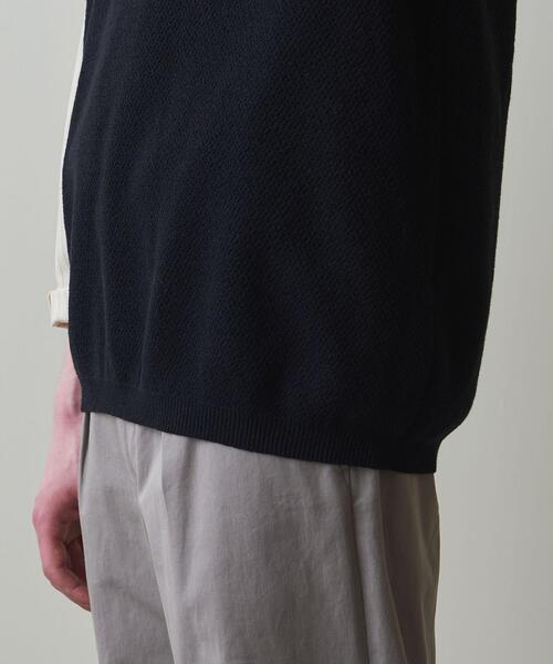 Steven Alan（スティーブンアラン）の「＜Steven Alan＞ BCL EYELET VEST -LOOSE/ベスト（ニット/セーター・メンズ・ネイビー/ブラック・M/L/XL/S）」の5枚目の写真