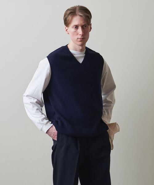 Steven Alan（スティーブンアラン）の「＜Steven Alan＞ BCL EYELET VEST -LOOSE/ベスト（ニット/セーター・メンズ・ネイビー/ブラック・M/L/XL/S）」の17枚目の写真
