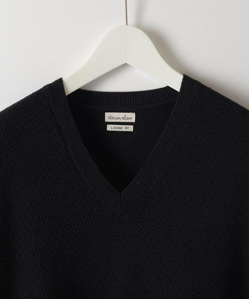 Steven Alan（スティーブンアラン）の「＜Steven Alan＞ BCL EYELET VEST -LOOSE/ベスト（ニット/セーター・メンズ・ネイビー/ブラック・M/L/XL/S）」の13枚目の写真