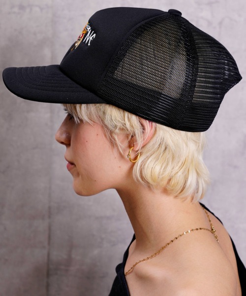 TOY MACHINE(トイ マシーン)の「TOY MACHINE/トイマシーン キャップ TOY M-TYPE MESH CAP 232045001(キャップ・メンズ・ブラック/ブラック×ホワイト/レッド系その他/パープル系その他/グリーン系その他/グレー系その他/ピンク系その他・FREE/YOUTH)」の10枚目の写真