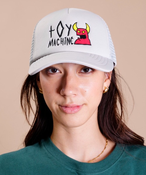 TOY MACHINE(トイ マシーン)の「TOY MACHINE/トイマシーン キャップ TOY M-TYPE MESH CAP 232045001(キャップ・メンズ・ブラック/ブラック×ホワイト/レッド系その他/パープル系その他/グリーン系その他/グレー系その他/ピンク系その他・FREE/YOUTH)」の11枚目の写真
