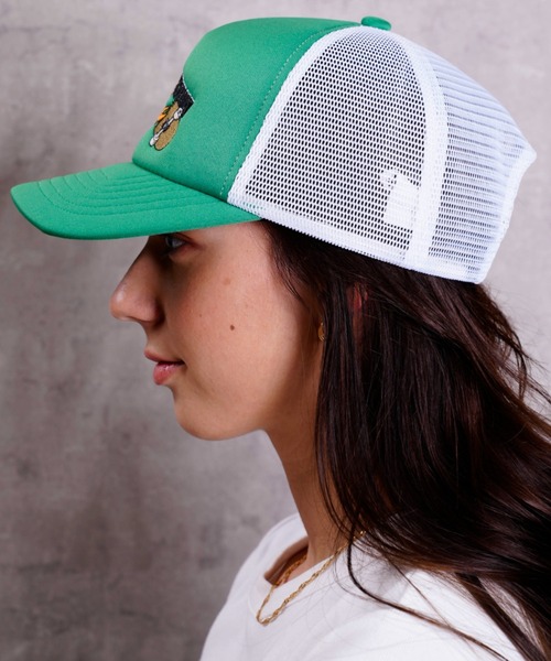 TOY MACHINE(トイ マシーン)の「TOY MACHINE/トイマシーン キャップ TOY M-TYPE MESH CAP 232045001(キャップ・メンズ・ブラック/ブラック×ホワイト/レッド系その他/パープル系その他/グリーン系その他/グレー系その他/ピンク系その他・FREE/YOUTH)」の16枚目の写真