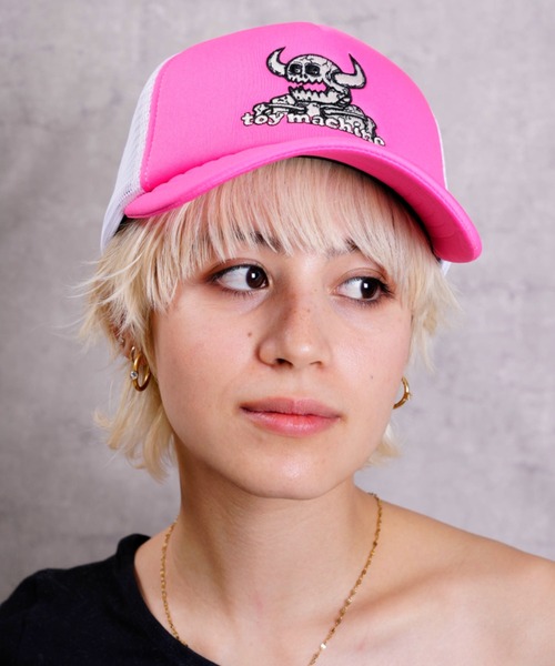 TOY MACHINE(トイ マシーン)の「TOY MACHINE/トイマシーン キャップ TOY M-TYPE MESH CAP 232045001(キャップ・メンズ・ブラック/ブラック×ホワイト/レッド系その他/パープル系その他/グリーン系その他/グレー系その他/ピンク系その他・FREE/YOUTH)」の21枚目の写真