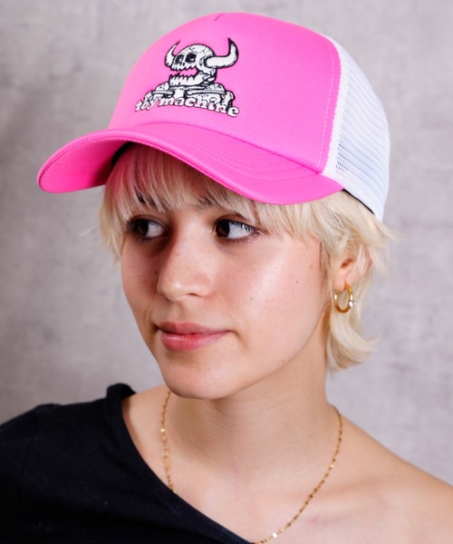 TOY MACHINE(トイ マシーン)の「TOY MACHINE/トイマシーン キャップ TOY M-TYPE MESH CAP 232045001(キャップ・メンズ・ブラック/ブラック×ホワイト/レッド系その他/パープル系その他/グリーン系その他/グレー系その他/ピンク系その他・FREE/YOUTH)」の22枚目の写真