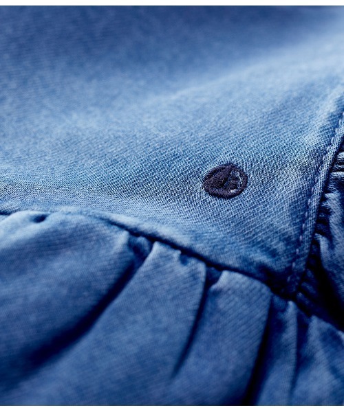 【セール】デニムロンパース（ロンパース）｜PETIT BATEAU（プチバトー）