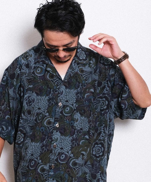 GYPSY&SONS（ジプシーアンドサンズ）の「Pt ALOHA SHIRTS（シャツ/ブラウス・メンズ・ブラック/カーキ・MEDIUM/LARGE）」の2枚目の写真
