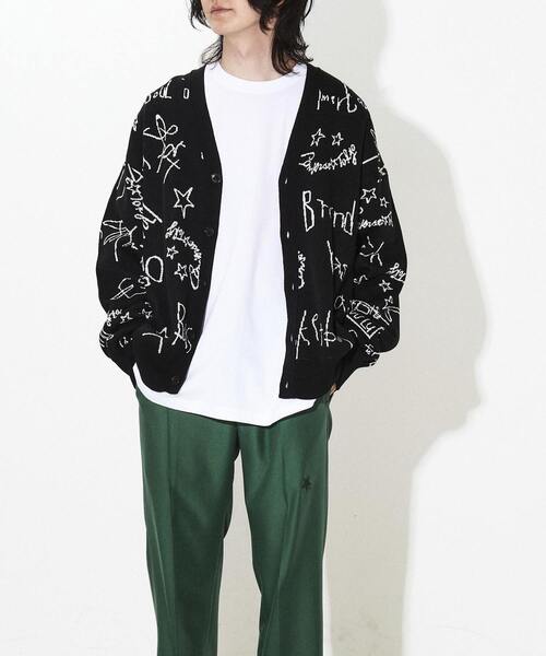 CONVERSE TOKYO アブストラクトニットカーディガン CONVERSE TOKYO（コンバーストウキョウ）の「アブストラクト