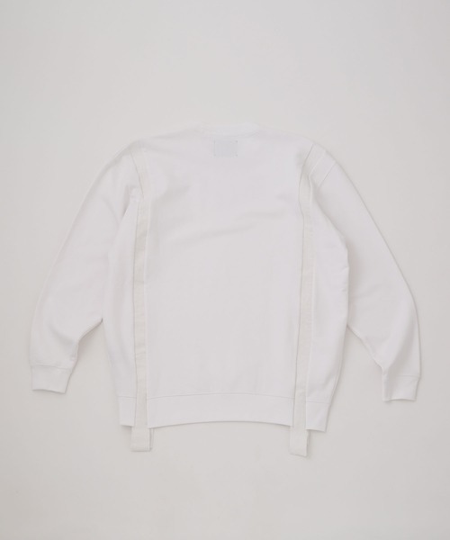WEYEP(ウィエップ)の「WEYEP/別注 VERTICAL LINE SWEAT(スウェット・メンズ・ホワイト/ブラック・FREE)」の3枚目の写真