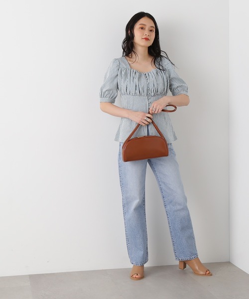 N.(N. Natural Beauty Basic)(エヌエヌナチュラルビューティーベーシック)の「◆フロントボタンビスチェブラウス(シャツ/ブラウス・レディース・ブラック系その他/ブルー系その他/ブラック・MEDIUM)」の15枚目の写真
