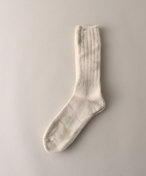 JOURNAL STANDARD（ジャーナルスタンダード）の「タイダイ ソックス（ソックス/靴下・メンズ・ブラックミックス/ベージュ系その他/サファリグリーン・FREE）」の3枚目の写真