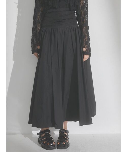 merry jenny（メリージェニー）の「wrapリボンタフタスカート（スカート・レディース・ピンク/オフホワイト/ブラック・FREE）」の14枚目の写真