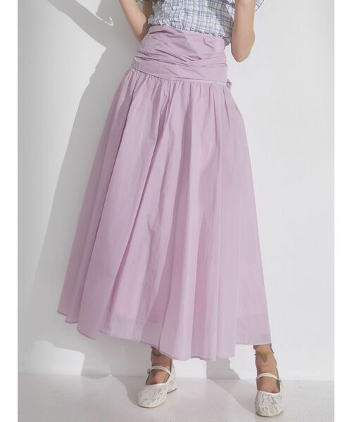 merry jenny（メリージェニー）の「wrapリボンタフタスカート（スカート・レディース・ピンク/オフホワイト/ブラック・FREE）」の17枚目の写真