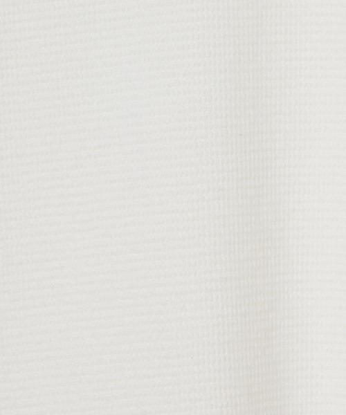three dots(スリードッツ)の「スーピマベアワッフル スウェットシャツ(スウェット・メンズ・ホワイト/ブラック/ライトグリーン・LARGE/MEDIUM/SMALL)」の11枚目の写真