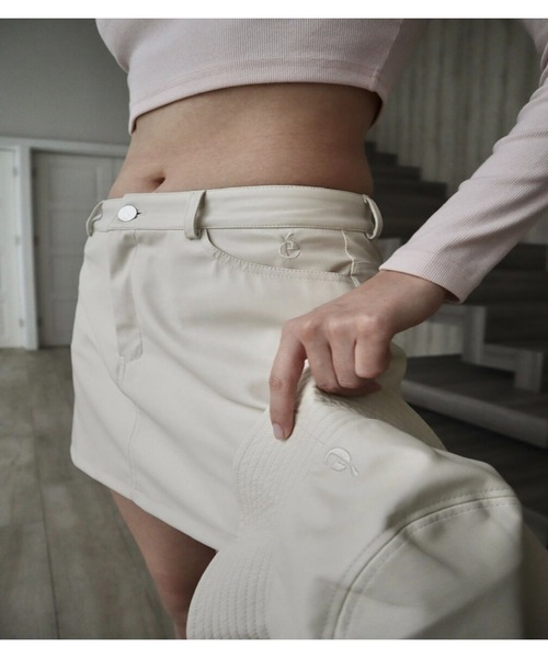 epine（エピヌ）の「e low mini skirt leather（スカート・レディース・ホワイト/ピンク・M/S）」の15枚目の写真