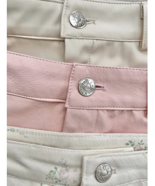 epine（エピヌ）の「e low mini skirt leather（スカート・レディース・ホワイト/ピンク・M/S）」の18枚目の写真