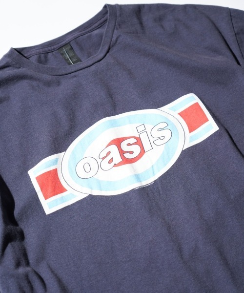 THRIFTY LOOK(スリフティールック)の「THRIFTY LOOK / スリフティールック THRIFTY "OASIS" TEE オアシス バンドTシャツ バンT(Tシャツ/カットソー・メンズ・ネイビー・X-LARGE/LARGE/MEDIUM)」の4枚目の写真