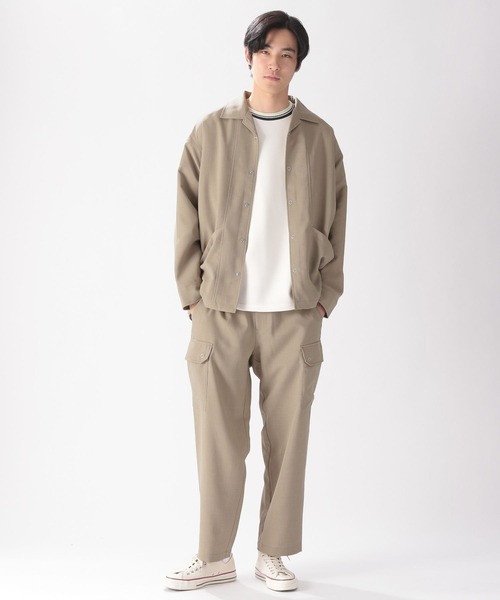 niko and（ニコアンド）の「[セットアップ対応]テックリネンカーゴ