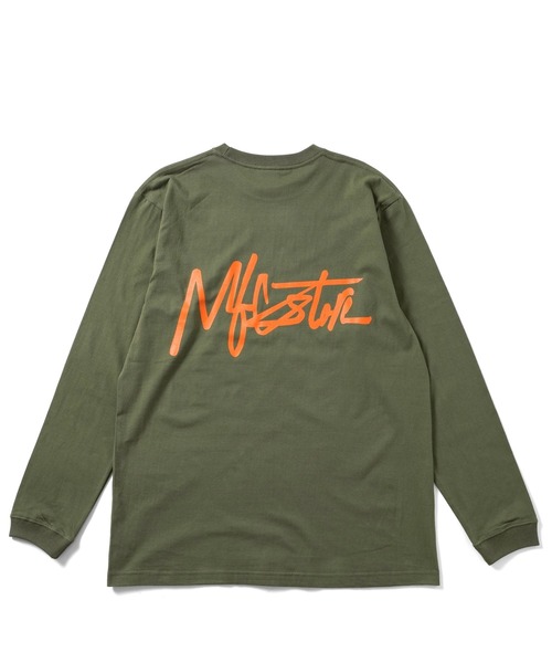 MFC STORE（エムエフシーストア）の「MFC STORE Script Logo LS T-SHIRT（Tシャツ/カットソー・メンズ・ホワイト/カーキ/アッシュ/ダークブラウン/ストーン/ネイビー・M/S/XL/L）」の6枚目の写真