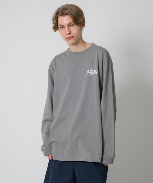 MFC STORE（エムエフシーストア）の「MFC STORE Script Logo LS T-SHIRT（Tシャツ/カットソー・メンズ・ホワイト/カーキ/アッシュ/ダークブラウン/ストーン/ネイビー・M/S/XL/L）」の11枚目の写真