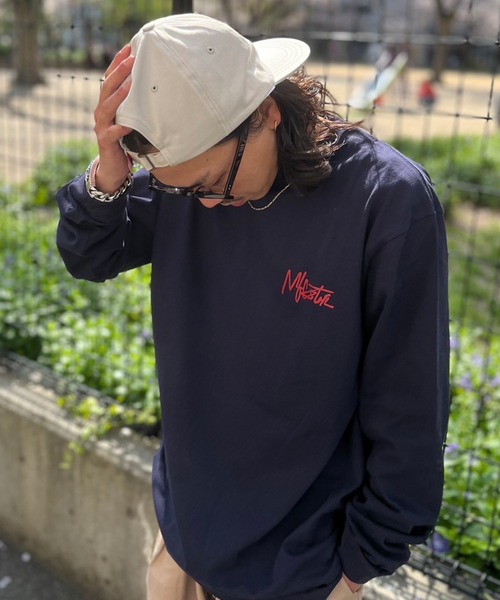 MFC STORE（エムエフシーストア）の「MFC STORE Script Logo LS T-SHIRT（Tシャツ/カットソー・メンズ・ホワイト/カーキ/アッシュ/ダークブラウン/ストーン/ネイビー・M/S/XL/L）」の8枚目の写真