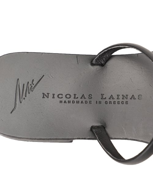 NICOLAS LAINAS（ニコラスライナス）の「【NICOLASLAINAS / ニコラスライナス】 フラットサンダル（サンダル・レディース・ブラック/ベージュ・38/36/37）」の10枚目の写真