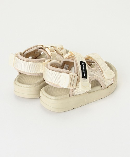 petit main(プティマイン)の「スポーツサンダル(スニーカー・キッズ・アイボリー/ブラック・17cm/18cm/16cm/15cm)」の6枚目の写真