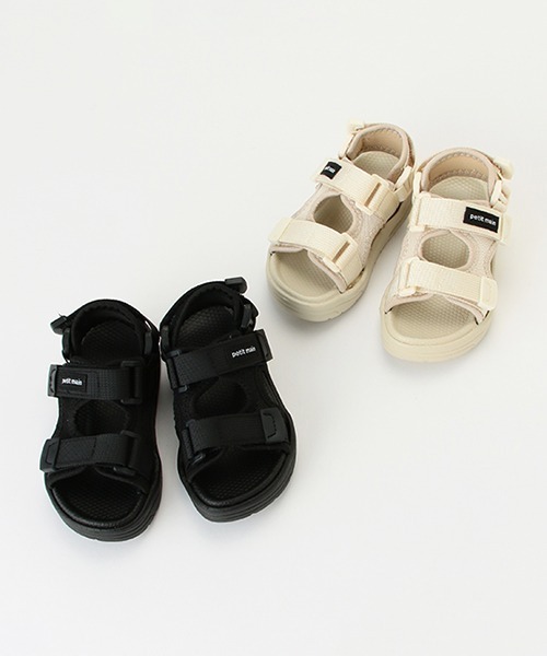 petit main(プティマイン)の「スポーツサンダル(スニーカー・キッズ・アイボリー/ブラック・17cm/18cm/16cm/15cm)」の12枚目の写真