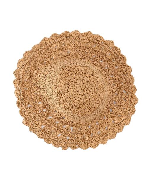 couture brooch（クチュールブローチ）の「◆ペーパースカラハット（ハット・レディース・ブラウン/アイボリー・00）」の10枚目の写真