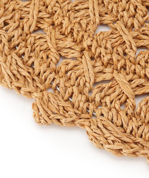 couture brooch（クチュールブローチ）の「◆ペーパースカラハット（ハット・レディース・ブラウン/アイボリー・00）」の4枚目の写真