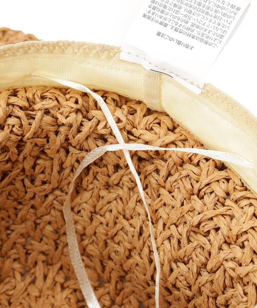 couture brooch（クチュールブローチ）の「◆ペーパースカラハット（ハット・レディース・ブラウン/アイボリー・00）」の7枚目の写真