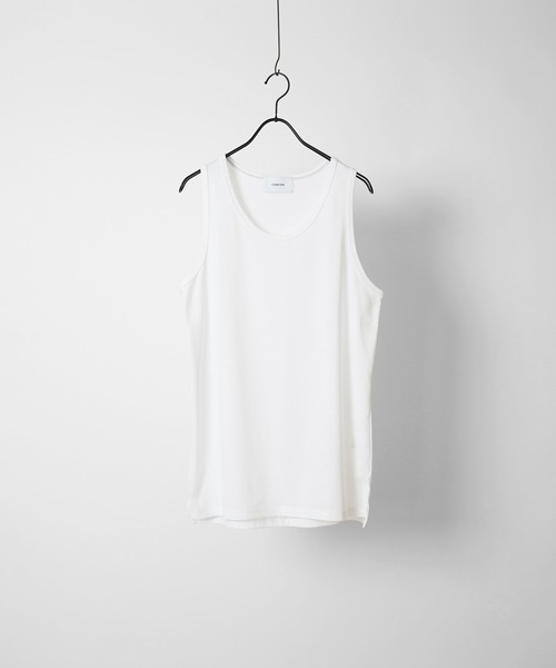 Confirm（コンファーム）の「ワッフル裾ラウンド / ベーシック タンクトップ【Confirm】 2025SS（タンクトップ・メンズ・ホワイト系その他3/ホワイト系その他/ホワイト/ブラック系その他/ホワイト系その他2/ブラック・XL/L/M）」の2枚目の写真