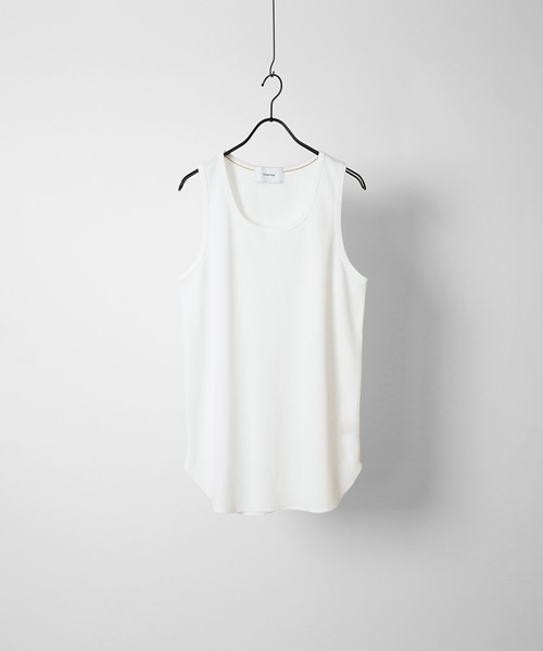 Confirm（コンファーム）の「ワッフル裾ラウンド / ベーシック タンクトップ【Confirm】 2025SS（タンクトップ・メンズ・ホワイト系その他3/ホワイト系その他/ホワイト/ブラック系その他/ホワイト系その他2/ブラック・XL/L/M）」の5枚目の写真