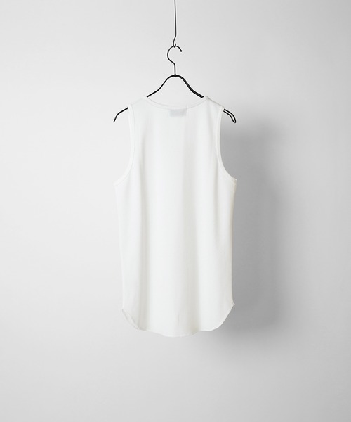 Confirm（コンファーム）の「ワッフル裾ラウンド / ベーシック タンクトップ【Confirm】 2025SS（タンクトップ・メンズ・ホワイト系その他3/ホワイト系その他/ホワイト/ブラック系その他/ホワイト系その他2/ブラック・XL/L/M）」の14枚目の写真