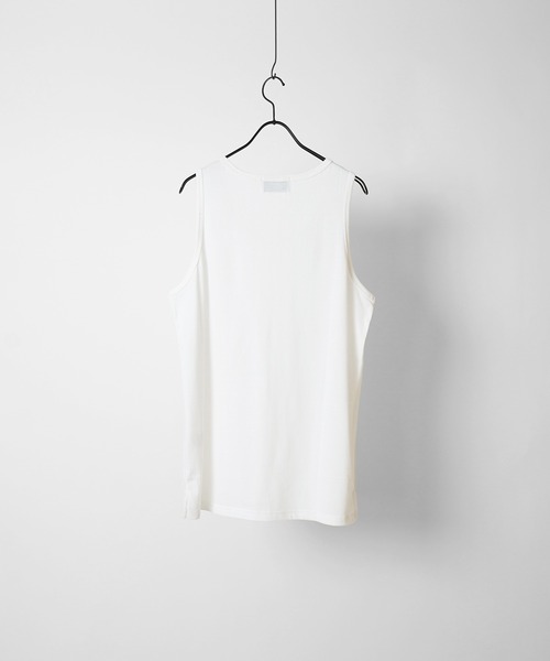 Confirm（コンファーム）の「ワッフル裾ラウンド / ベーシック タンクトップ【Confirm】 2025SS（タンクトップ・メンズ・ホワイト系その他3/ホワイト系その他/ホワイト/ブラック系その他/ホワイト系その他2/ブラック・XL/L/M）」の12枚目の写真