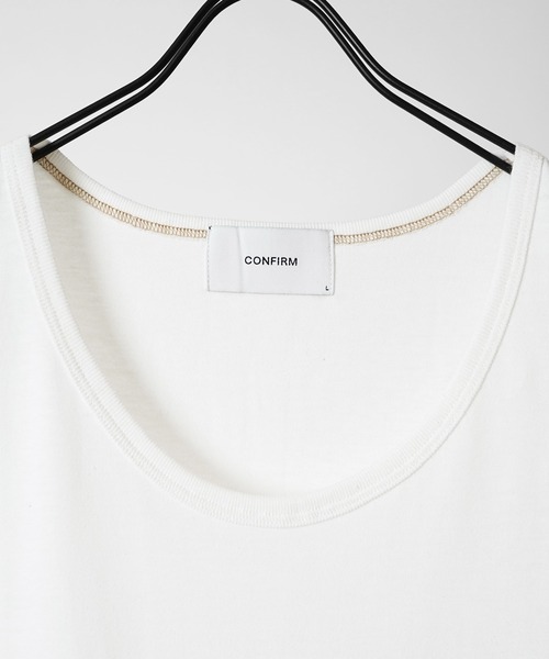 Confirm（コンファーム）の「ワッフル裾ラウンド / ベーシック タンクトップ【Confirm】 2025SS（タンクトップ・メンズ・ホワイト系その他3/ホワイト系その他/ホワイト/ブラック系その他/ホワイト系その他2/ブラック・XL/L/M）」の22枚目の写真
